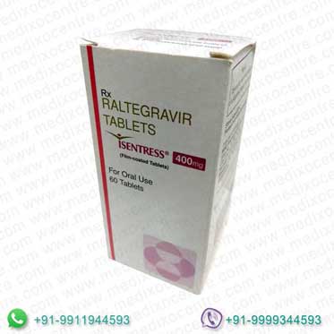 Buy Isentress 400 mg Online, Free Home Delivery - Medixo