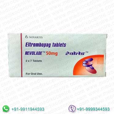 Revolade 50mg (Eltrombopag 50mg) buy Online & Get 25% Discount