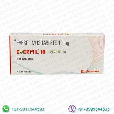 Buy Everolimus (Evermil) 10 mg Online from Trusted Platform