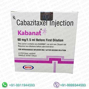 Buy Cabazitaxel (Kabanat) 60 mg Injection Online at Low Price
