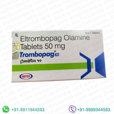 Buy Trombopag 50mg Online, Free Shipping - Medixo
