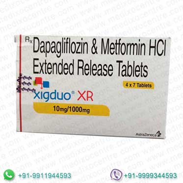 Buy Xigduo XR 10mg/1000mg (Dapagliflozin & Metformin) Online, Low Price
