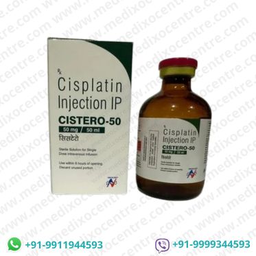 Buy Cisplatin 10/50mg (Cistero) Inj online & Get UPTO 65% off on price