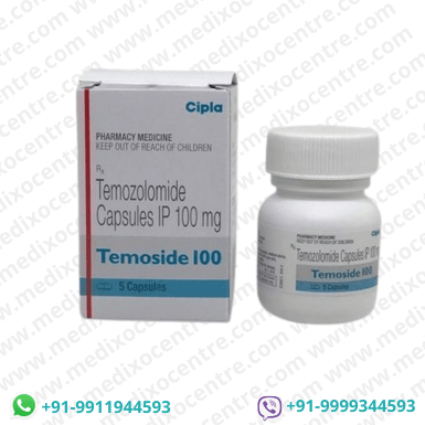 Buy Temozolomide (Temoside) Tablets online at best price with 25% Discount