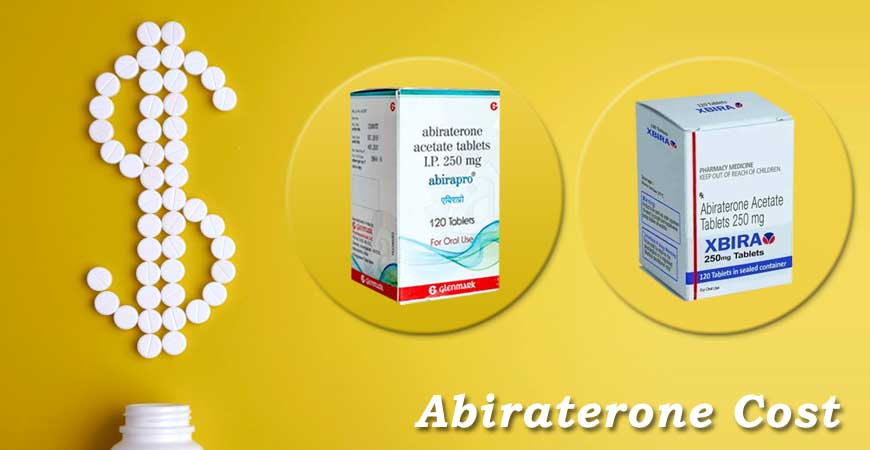 Know Cost of Abiraterone Acetate 250 mg with 100% Delivery