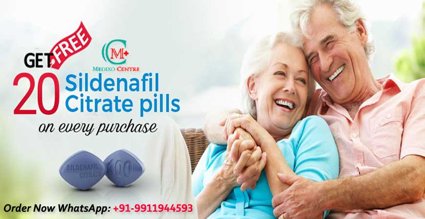 Buy Sildenafil Citrate (Viagra) 100 mg Tablet Online At MedixoCentre
