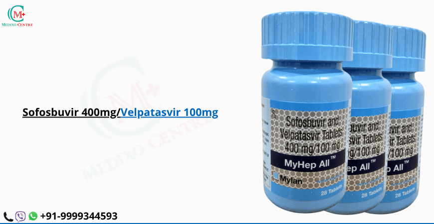 Sofosbuvir Velpatasvir 400/100mg buy online at Best Price